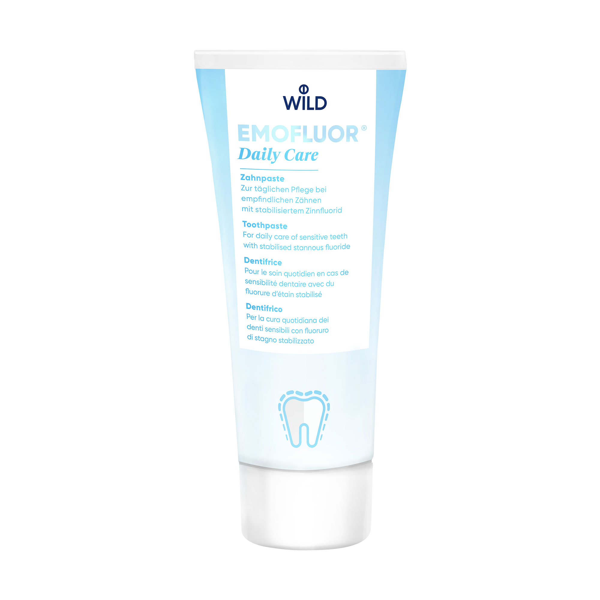 Зубна паста Dr. Wild Emofluor Daily Care Щоденний догляд, 75 мл