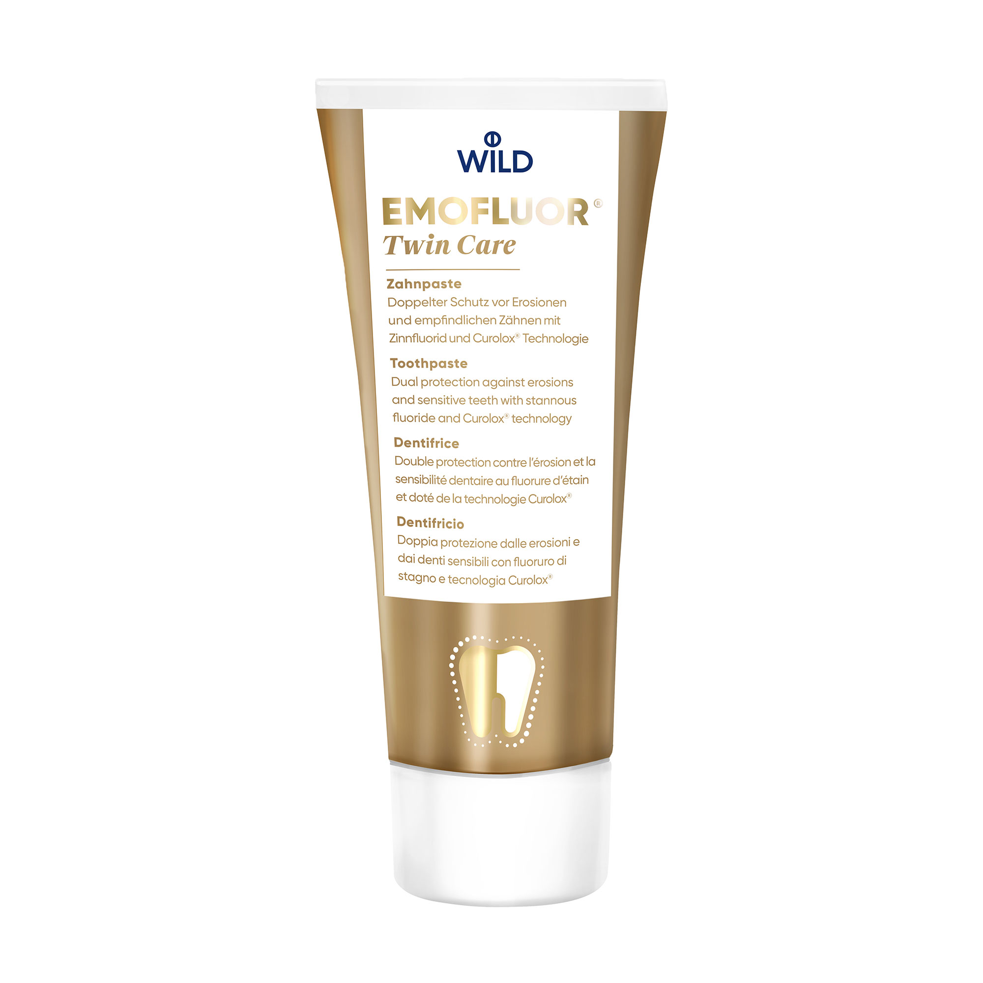 Зубна паста Dr. Wild Emofluor Pro Twin Care Подвійний догляд, 75 мл